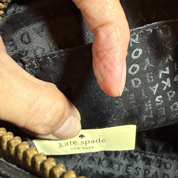 Kate Spade Black Crossbody Bag with Bow - Size 8.75”L x 6.5”H x 2”W - Picture 13 of 15